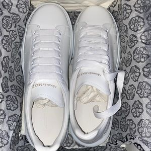 Alexander McQueen Oversized Leather Platform Sneakers